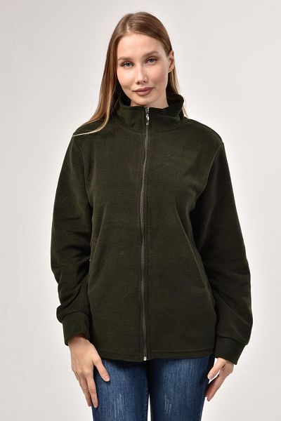 LİKAPA Palton fleece cu buzunar cu fermoar