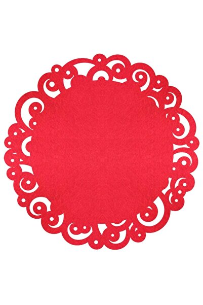 Lora Davet زينة عيد الميلاد اللباد الخدمة الأمريكية (2 قطعة) أحمر - 16093