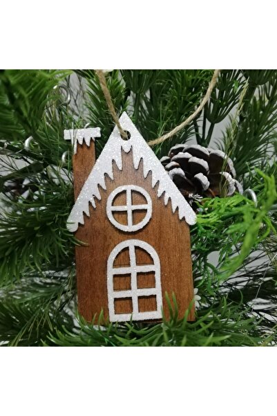 Lora Davet Новорічні прикраси з дерева МДФ (4 ШТ.) Коричневі - 16177