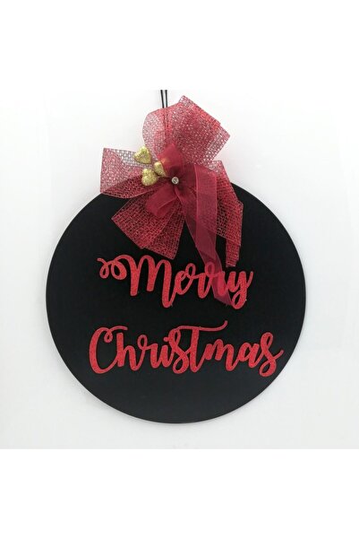 Lora Davet Новорічні прикраси Marry Christmas Прикраса для дверей - Чорна 16166