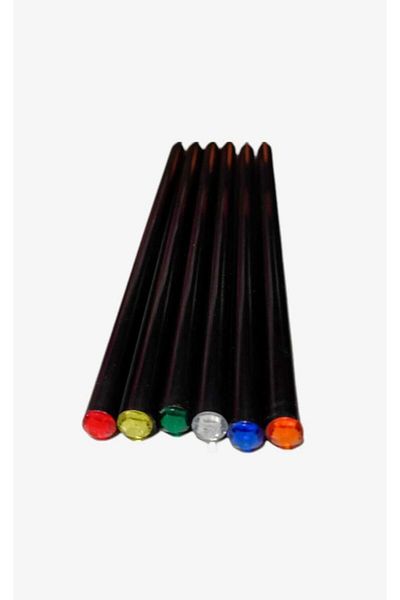 Pippa Set of 6 Pencils and Shiny Stones