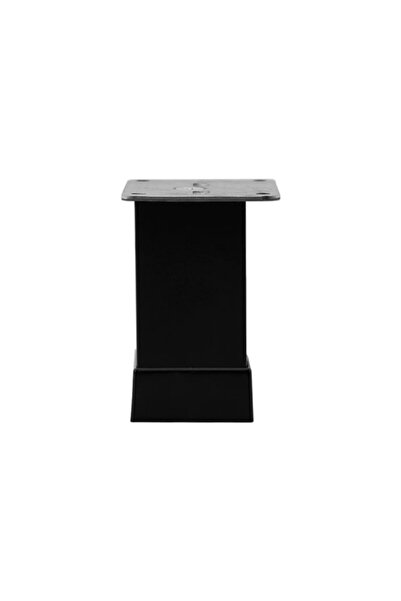 Mac Dizayn 40x40 Alüminyum Düz Kare Ayak Siyah 5 Cm