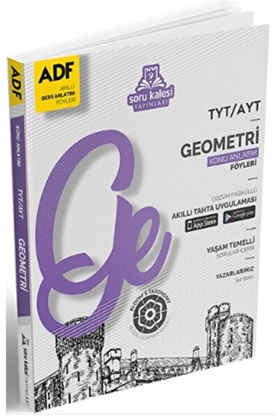 Soru Kalesi Yayınları Güncel Baskı 2022 Adf Tyt-ayt Geometri Konu Anlatımlı D...