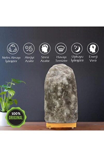 Ankaflex Çankırı Kaya Tuzu Lambası Açma Kapama Düğmeli 5-6 Kg Doğal Tuz Lamba...