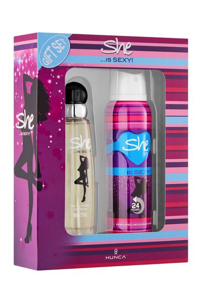 She Is sexy Kadın Parfüm Edt 50 Ml + 150 Ml Deodorant