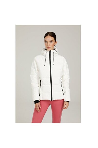 lumberjack Sn31 Apreski Παλτό 1pr Λευκό Γυναικείο Κοντό Παλτό