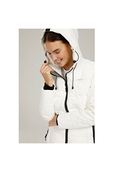 lumberjack Sn31 Apreski Παλτό 1pr Λευκό Γυναικείο Κοντό Παλτό