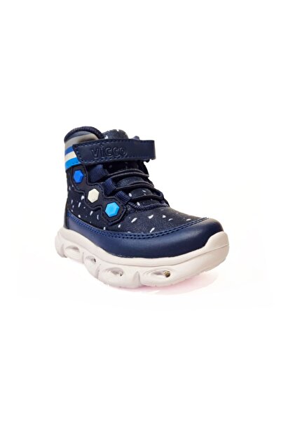 Vicco Toddlers Bebe Çocuk Işıklı Pyhlon Kışlık Lacivert Bot