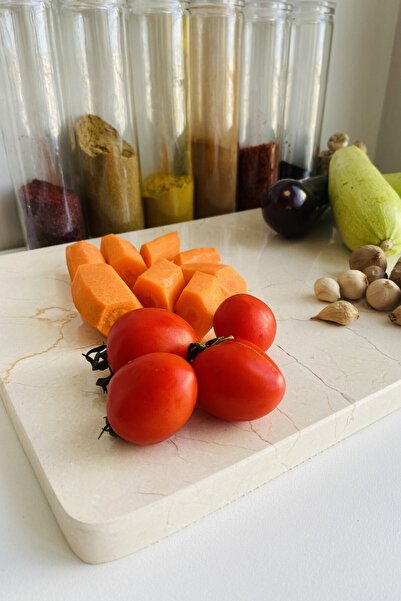 PeraMarble Natural Marble Marfil Rectangular Presentation Tray