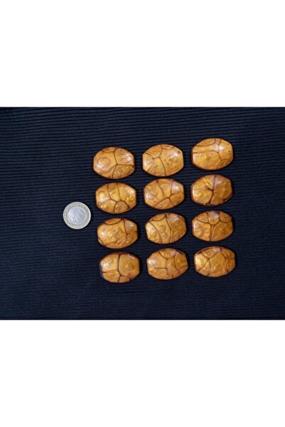 e tuhafiye Πορτοκαλί διάτρητο αξεσουάρ πολλαπλών χρήσεων (12 τεμάχια)