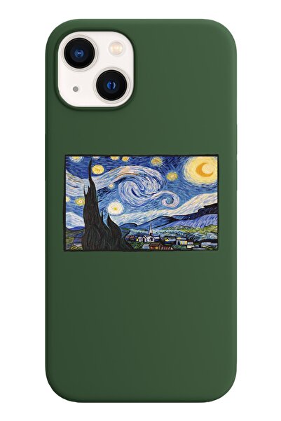 shoptocase Iphone 13 Uyumlu Lansman Vincent Van Gogh Desenli Telefon Kılıfı