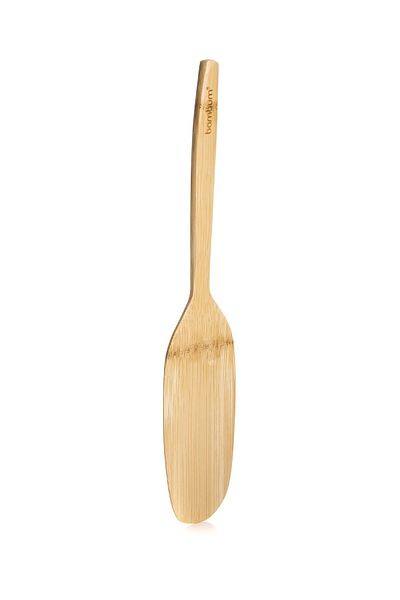 Bambum B2327 Model Beige Long Spatula - 1 Person Cutlery and Spoon Set Steel