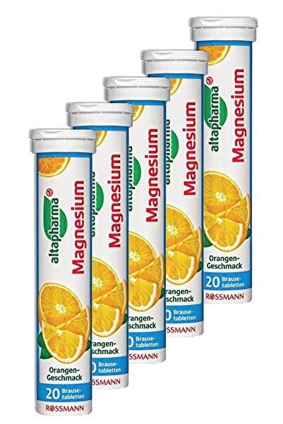 Altapharma أقراص ذوبان المغنيسيوم المائية 20 عبوة (5 قطع)