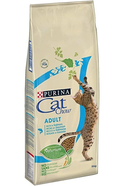 Purina Cat Chow Purina Somonlu Ton Balıklı Yetişkin Kedi Maması 15 Kg