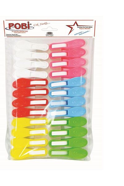 Emr züccaciye White Springless Clothes Pegs 3x24 72 Pieces