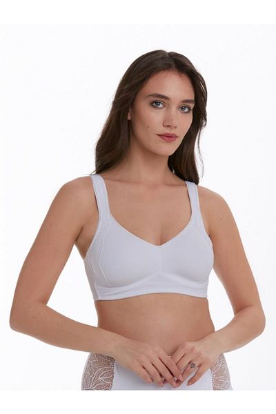 TEN 501111202 Women's Edge Lace Gathering Bra