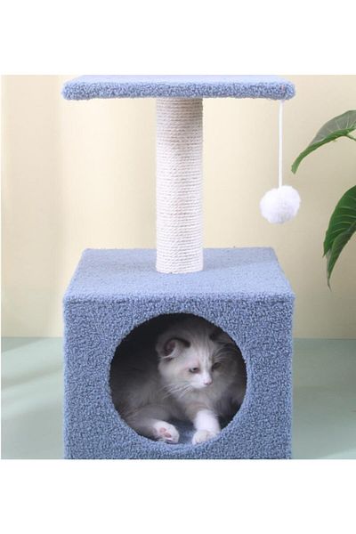 Nursoft Cat Scratcher with Stepped Nest Gray