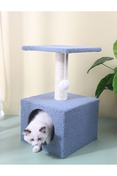 Nursoft Cat Scratcher with Stepped Nest Gray