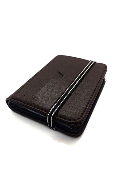 MKM MAN Men's Brown Card Holder and Wallet