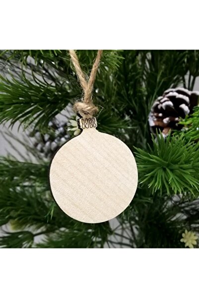 Lora Davet Новорічні прикраси з дерева МДФ (6 ШТ.) Клен - 16201