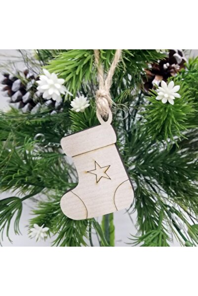 Lora Davet Новорічні прикраси з дерева МДФ (6 ШТ.) Клен - 16199