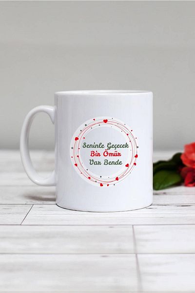 Hedizu كوب هدية عيد الحب في 14 فبراير باللون الأبيض
