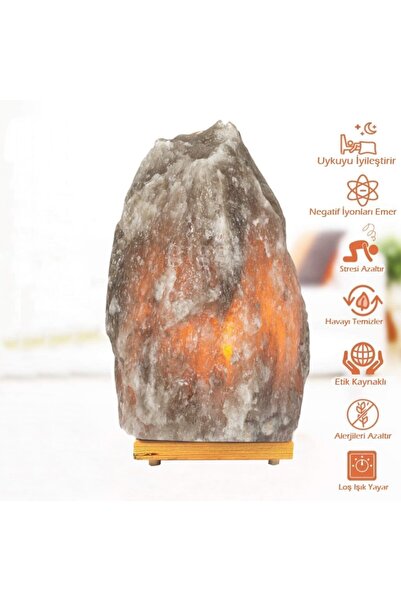 Ankaflex Çankırı Kaya Tuzu Lambası Açma Kapama Düğmeli 4-5 Kg Doğal Tuz Lamba...