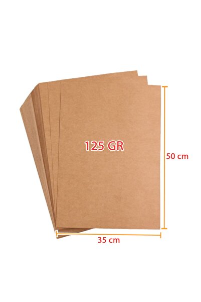 Genel Markalar By Erek 115gr 35x50cm Baskısız 50 Adet Kraft Kağıt Oto Paspas (1 KG)