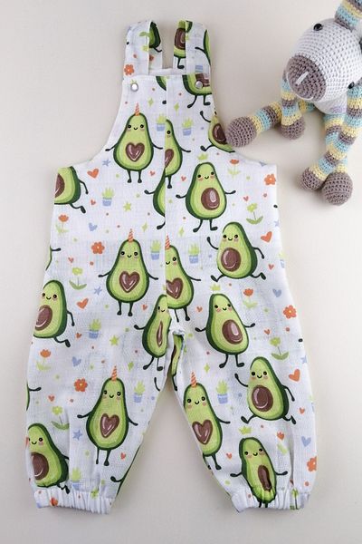 la mure baby 100% Cotton Muslin Baby / Kids Jumpsuit Oeko-tex Certified Strappy Jumpsuit