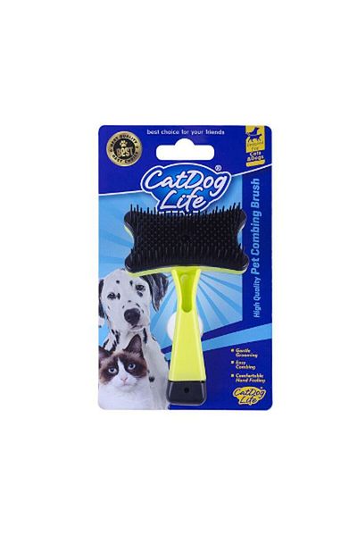 Catlife CatDogLife Push Plastic Tip Cat Dog Hair Collection Comb