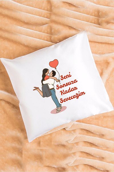 Hedizu I Will Love Forever Gift Pillow for Lover