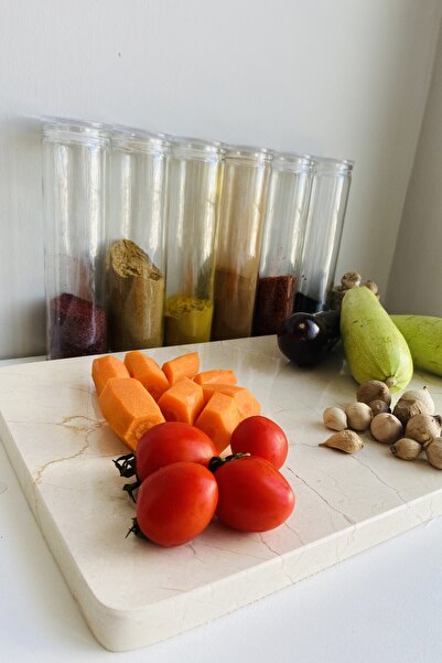 PeraMarble Natural Marble Marfil Rectangular Presentation Tray