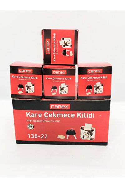 CANEX Kare Çekmece Kilidi 12 Adet