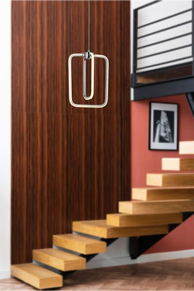 Luence Sofya Ikili Ledli Sarkıt Avize Krom