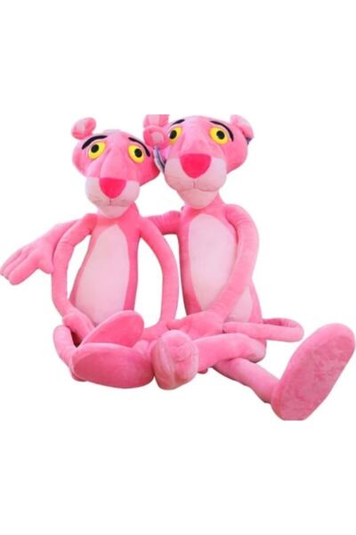 Furkan Oyuncak Sevimli Pembe Panter 36.40 Cm Peluş Oyuncak Uyku Arkadaşı