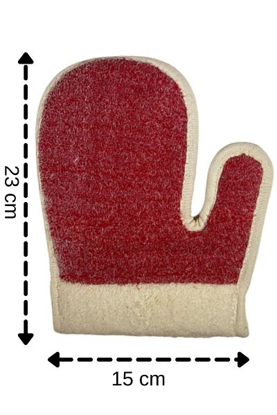 ELGALA Pouch Polyester Fingered Gloves Body Fiber Pumpkin Fiber Red Color
