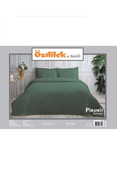 Özdilek Tek Kişilik Piramit Battaniye - Yeşil