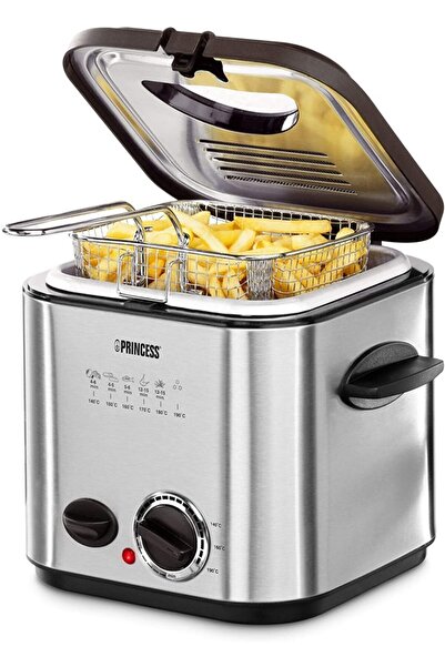 PRİNCESS 182611 Mini-fritöz Fondü & – Hızlı Isıtma – Koku Filtresi – 1,2 Litre