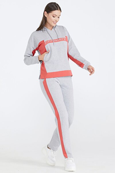 Sementa Kadın Kapüşonlu Eşofman Takım 12374678 Gri