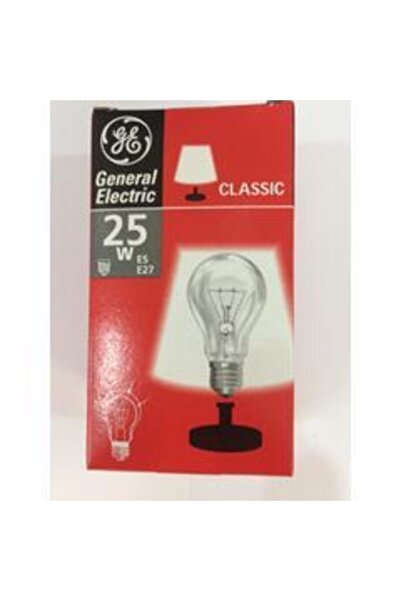 General Elektric General Electric 25w E27 Duylu Klasik Şeffaf Normal Ampul