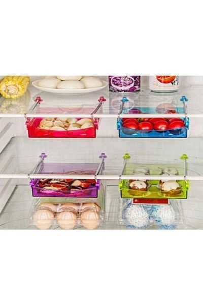 Bifirsat Mini Organizer - Plastic Inserted under Refrigerator Shelf