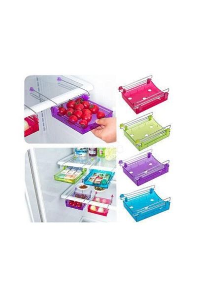 Bifirsat Mini Organizer - Plastic Inserted under Refrigerator Shelf