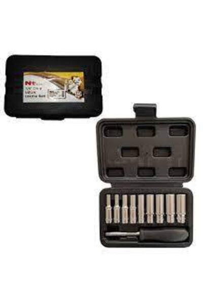 Marka Nt 6 Köşe Uzun Lokma Seti Cr-v 1/4 11 Parça Ncsetu14