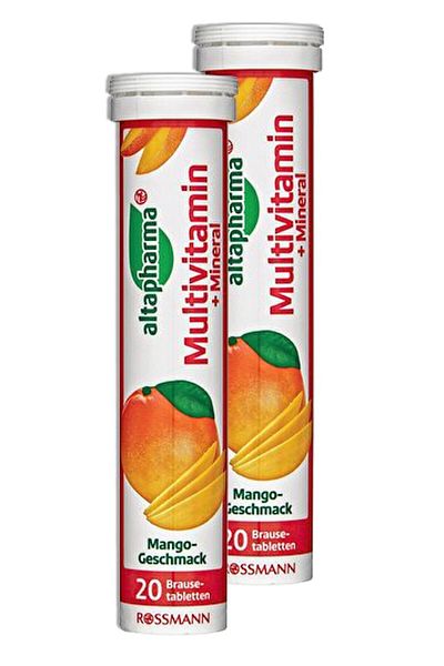 Altapharma Melting Tablets in Water - Set of 20 Multivitamins and Minerals (2 Pieces)
