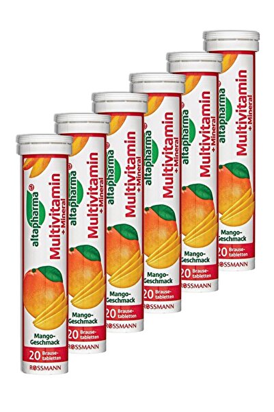 Altapharma Suda Eriyen Tablet 20'li Multivitamin+mineral (6 Adet)