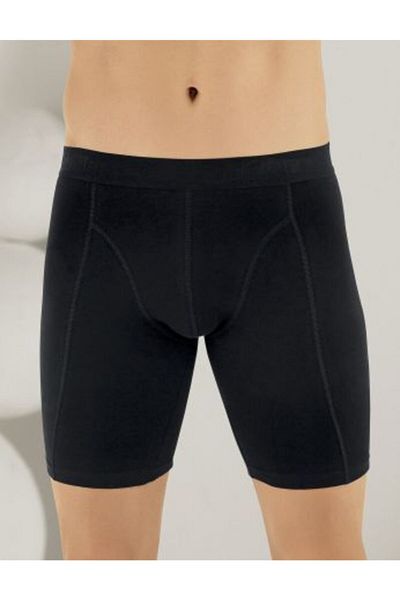 Şahinler Long Leg Lycra Sports Boxer Black