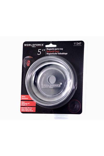 Worldforce 5" 126mm Magnetic Tool Holder Stainless Tray