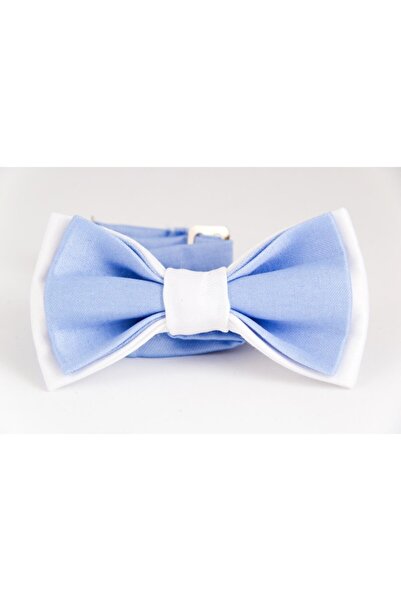 Aslı Türkoğlu ربطة عنق للأولاد باللون الأزرق والأبيض