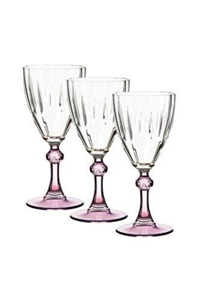 Paşabahçe 44767 Diamond Ayaklı Bardak - Kadeh Bardağı 3 Lü