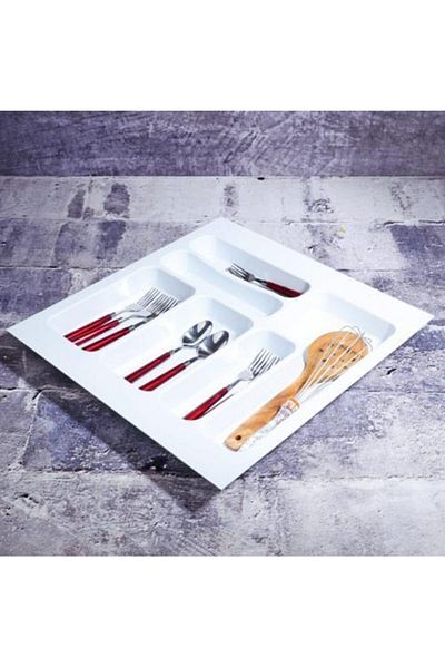 Emr züccaciye 47x49 cm. Modul alb Emr în sertar - Organizator pentru tacâmuri